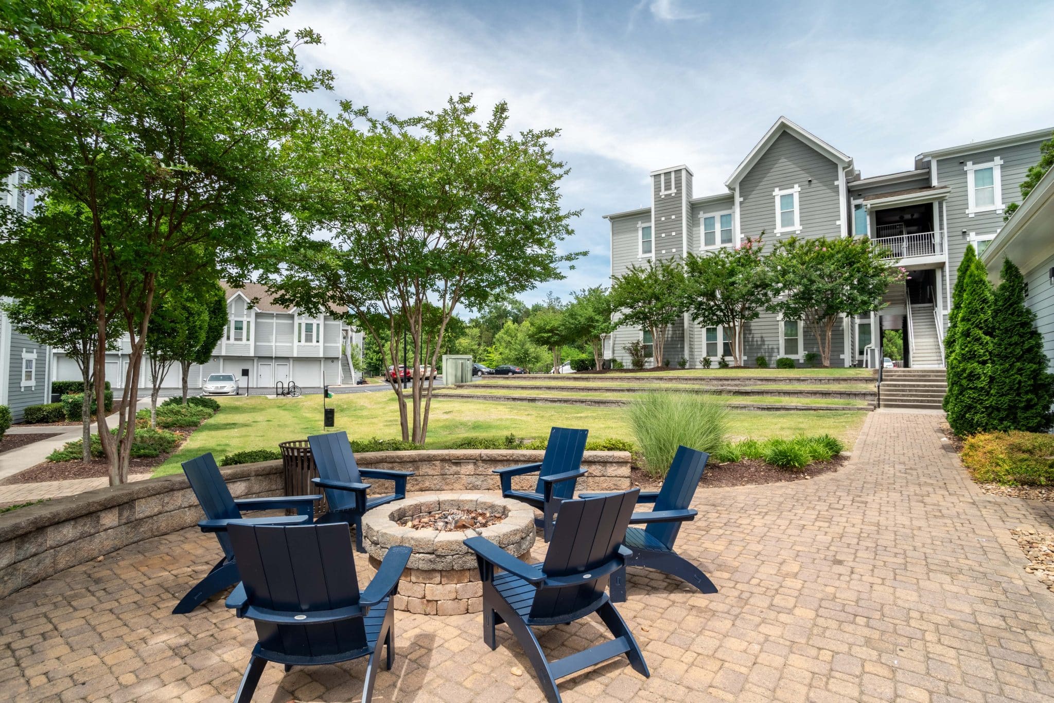 millennium one apartments near unc charlotte fire pit
